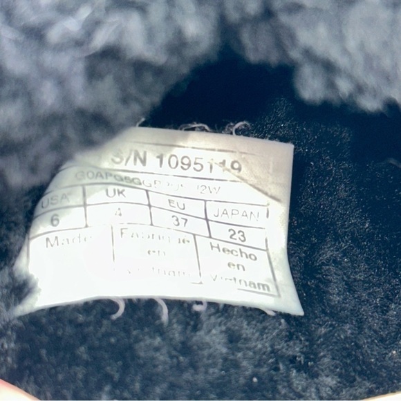 UGG Women's Fluff Yeah 1095119 Black Slide Sandals - Size 6 - Picture 6 of 9